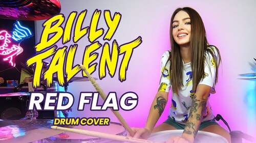 Billy Talent - Red Flag - Drum Cover by Kristina Rybalchenko