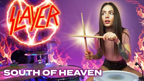Slayer - South Of Heaven - Drum Cover by Kristina Rybalchenko