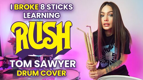 Rush - Tom Sawyer - Drum Cover by Kristina Rybalchenko